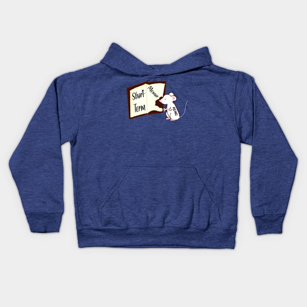 ADHD eats short term memory Kids Hoodie by gpam